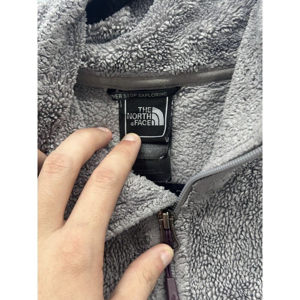 The North Face Jacket Osito Jacket Womens Medium 1/4 zip Full Zip Pocket M - Picture 5 of 6